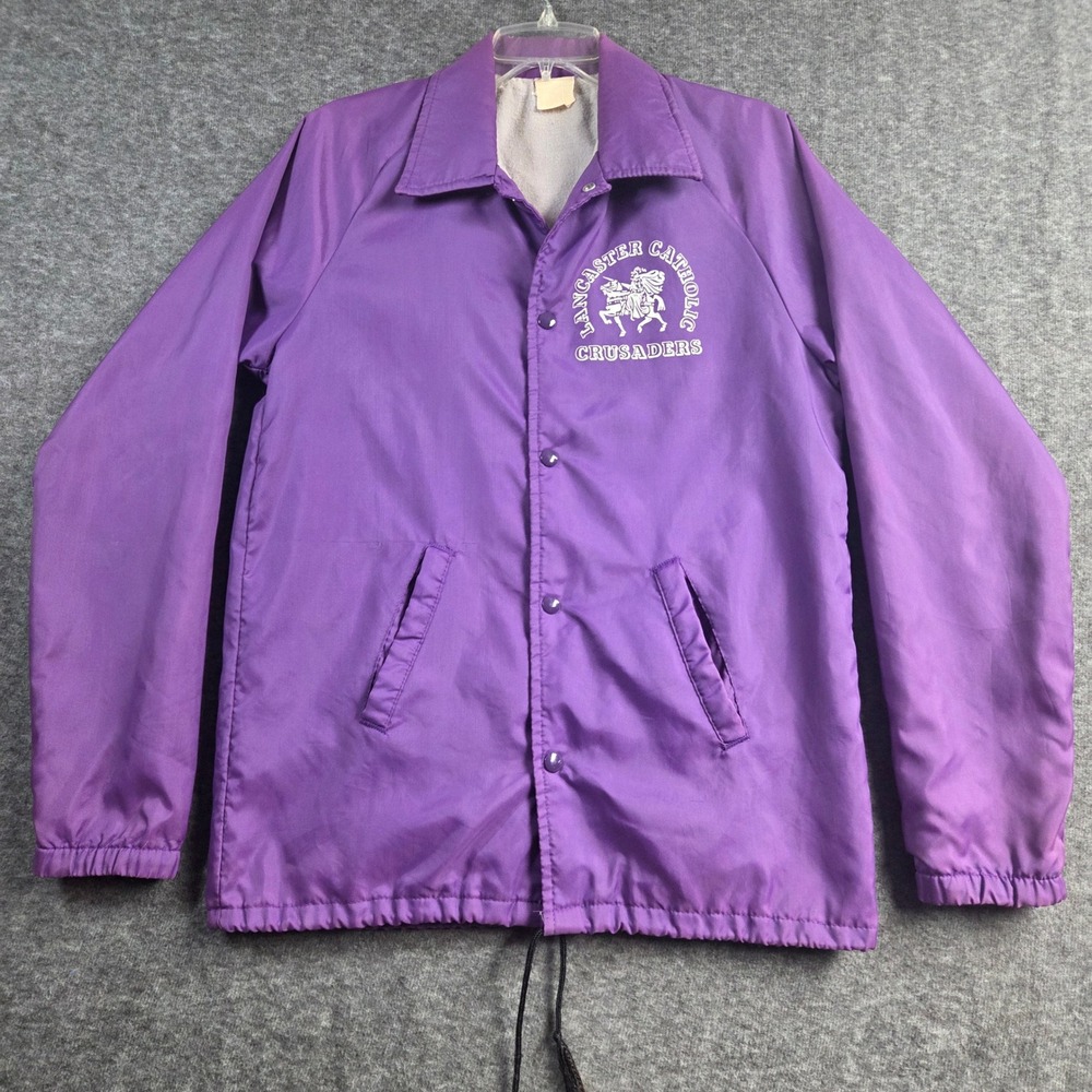 Vintage Chalk Line Coach Jacket Unisex S Lancaster Crusaders Purple Windbreaker